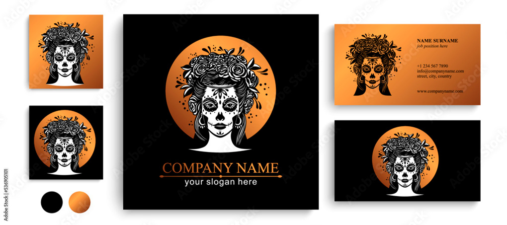 Dia de los muertos logo