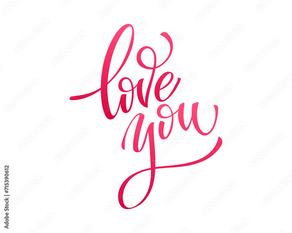 Love lettering Надпись Love