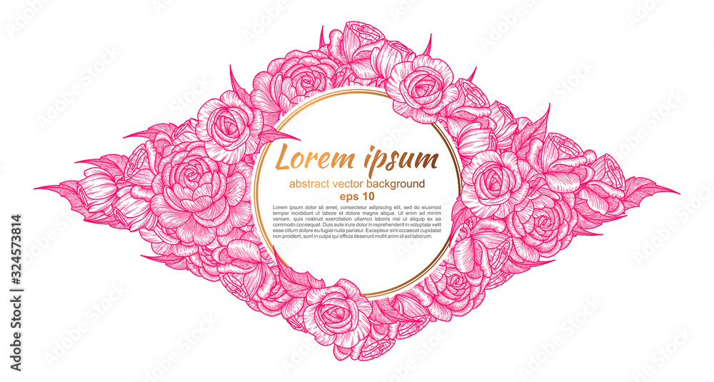 Roses illustration