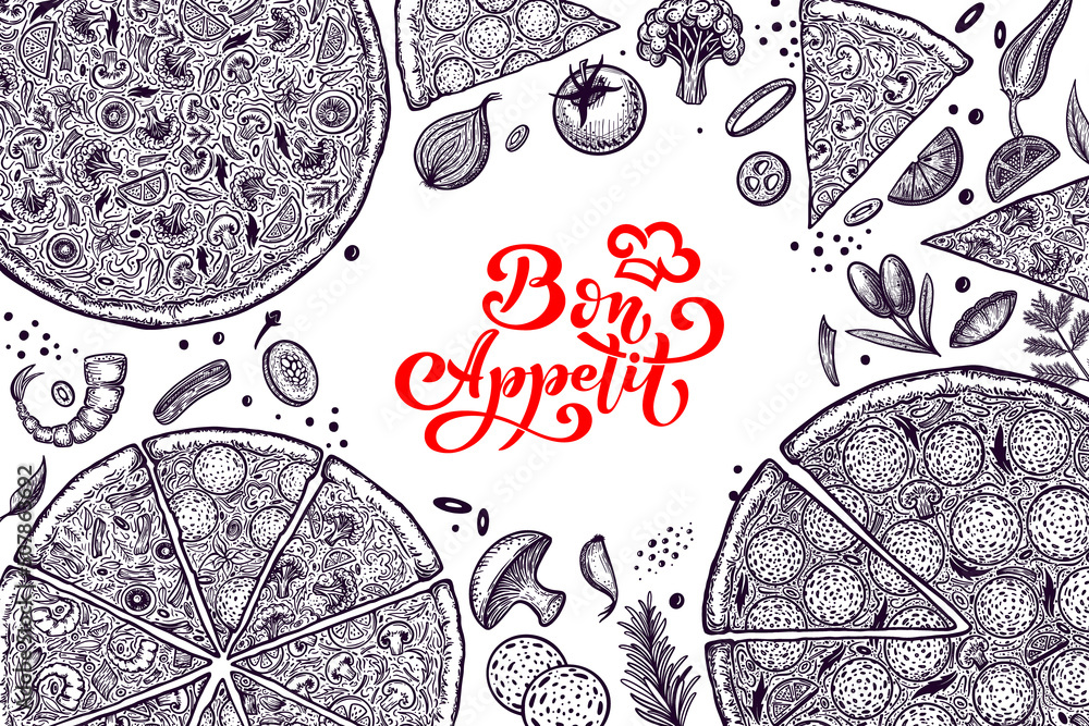 pizza illustration