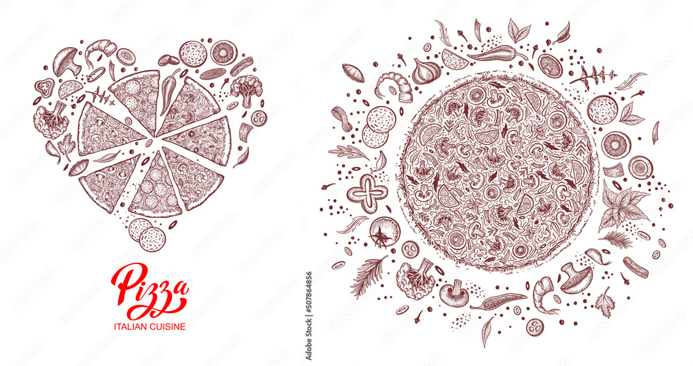 pizza illustration