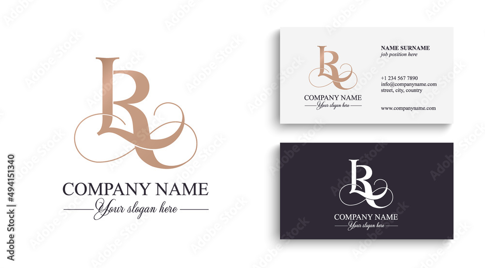 LR monogram logo