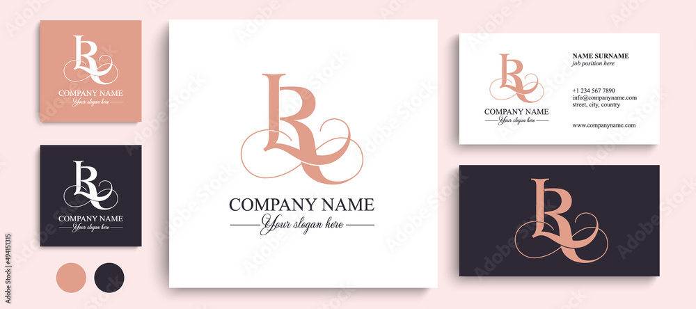 LR monogram logo