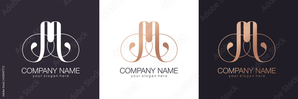 M monogram logo