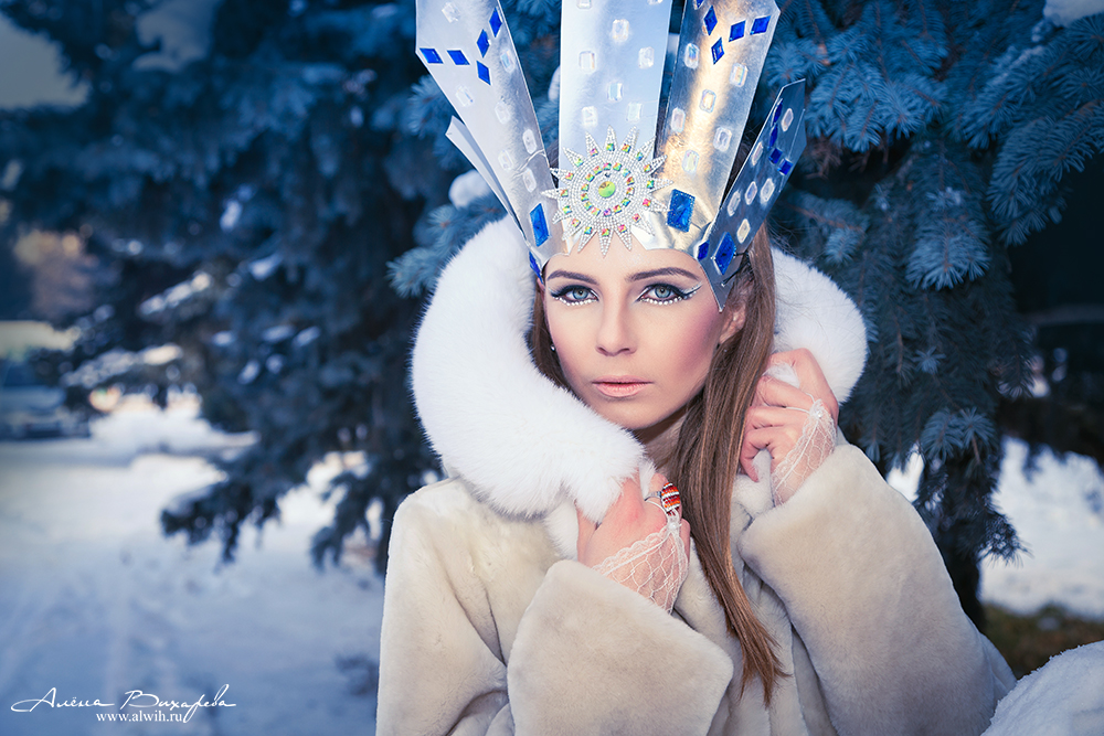 Фотопроект снежная королева. Фотограф Вихарева Алена