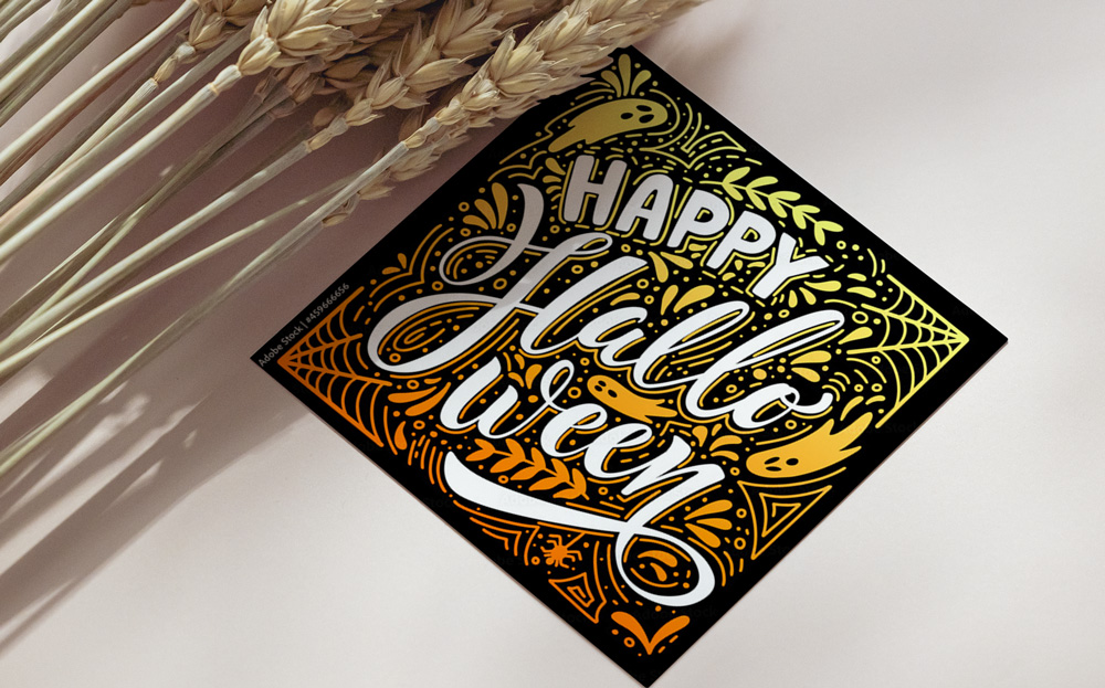 Halloween lettering 
